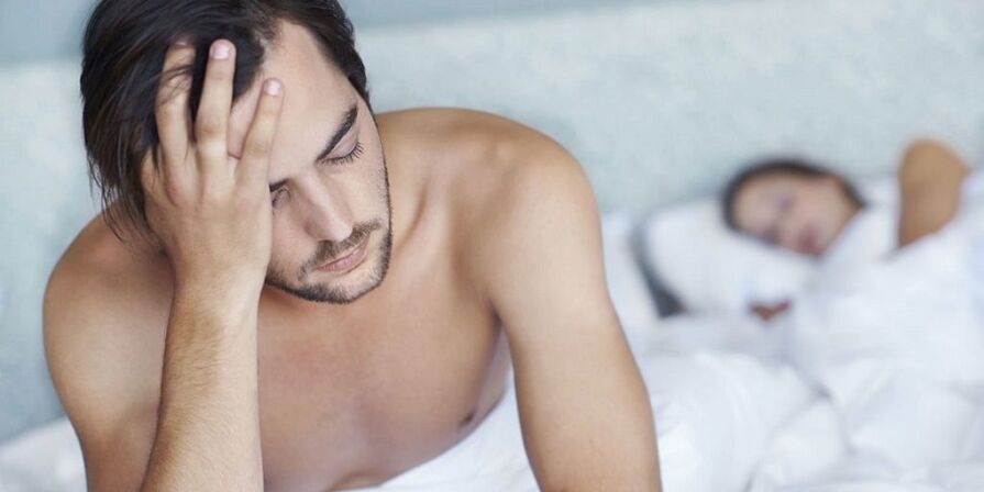 Diminution de l'activité sexuelle chez les hommes atteints de prostatite